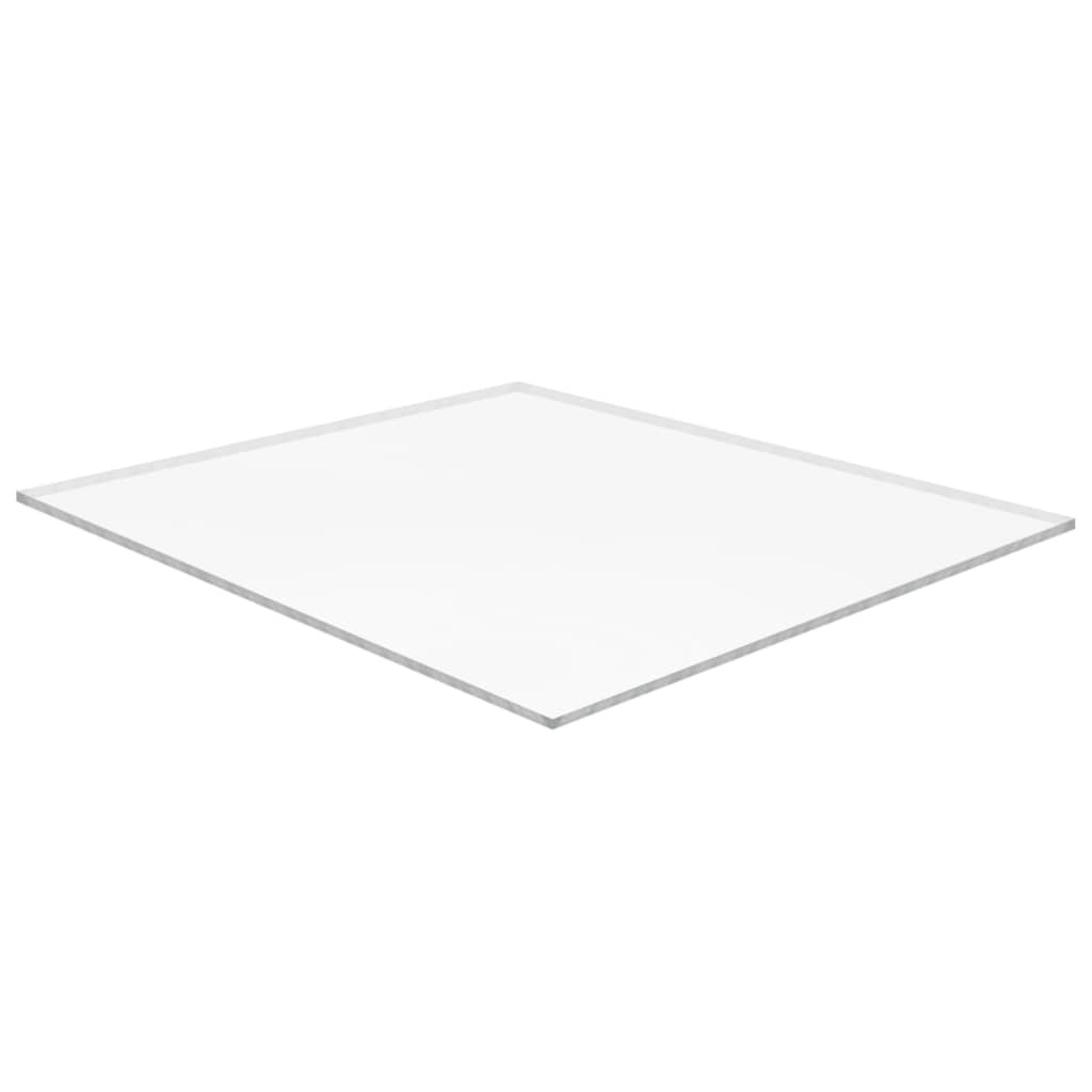 Clear Acrylic Glass Sheets 5 pcs 40x60 cm 5 mm